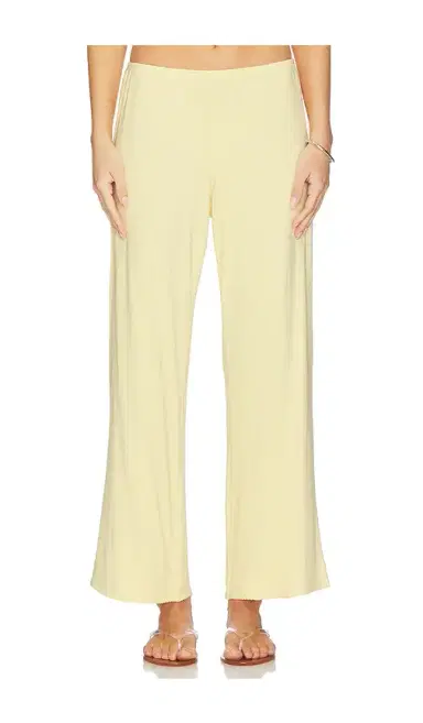 DONNI. The Baby Rib Scallop Pant | Thumbnail 1 DONNI. The Baby Rib Scallop Pant | Thumbnail 1