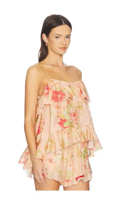 Zimmermann Roselight Frill Cami Top | Thumbnail 2