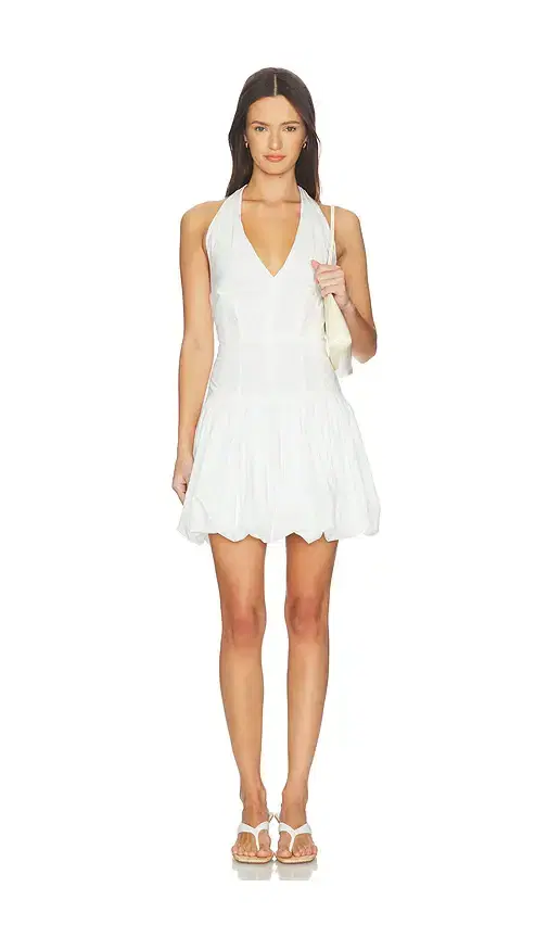 Brooke Cotton Halter Mini Dress