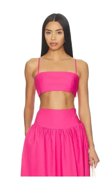 susana monaco Poplin Crop String Top | Thumbnail 1 susana monaco Poplin Crop String Top | Thumbnail 1