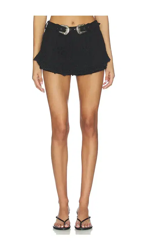 For Love & Lemons Yasmin Denim Skort