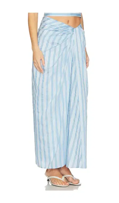 Simkhai Liorra Yarn-dye Draped Skirt | Thumbnail 2 Simkhai Liorra Yarn-dye Draped Skirt | Thumbnail 2