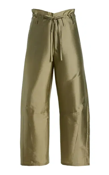 CHAN LUU Techno Taffeta Barrel Pants | Thumbnail 1