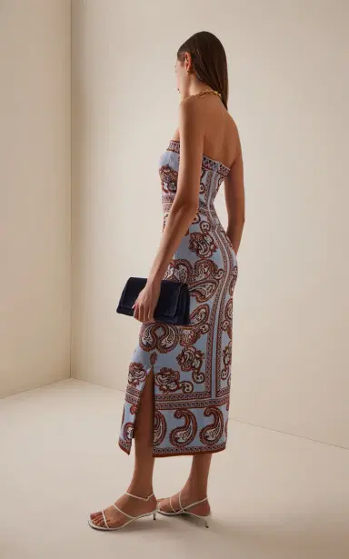 Cara Cara Rome Paisley Midi Dress | Thumbnail 4