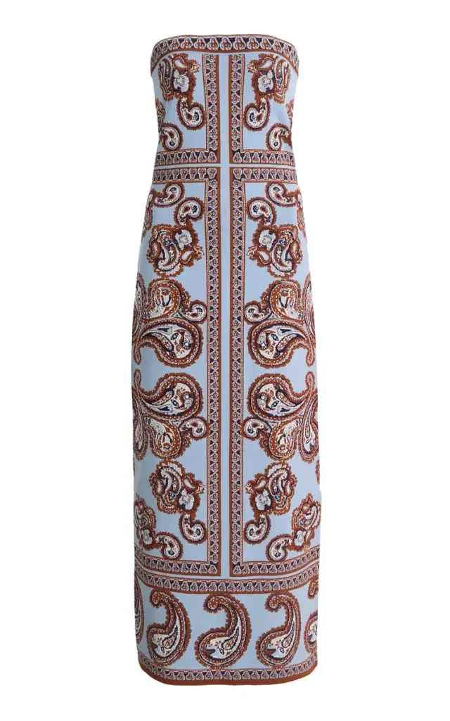 Rome Paisley Midi Dress