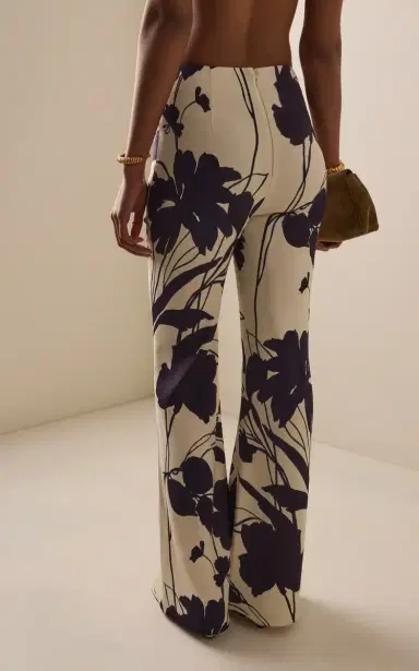 Cara Cara Pisa Printed Flared Pants | Thumbnail 4