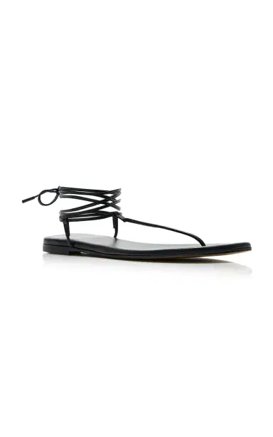 Gianvito Rossi Gwyneth Leather Sandals | Thumbnail 4 Gianvito Rossi Gwyneth Leather Sandals | Thumbnail 4