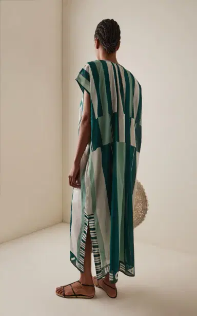 Ilio Nema Thaddeus Striped Caftan Maxi Dress | Thumbnail 4
