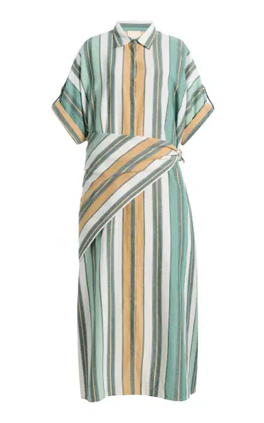 Ilio Nema Melanie Caftan Cotton-Blend Midi Dress | Thumbnail 1 Ilio Nema Melanie Caftan Cotton-Blend Midi Dress | Thumbnail 1