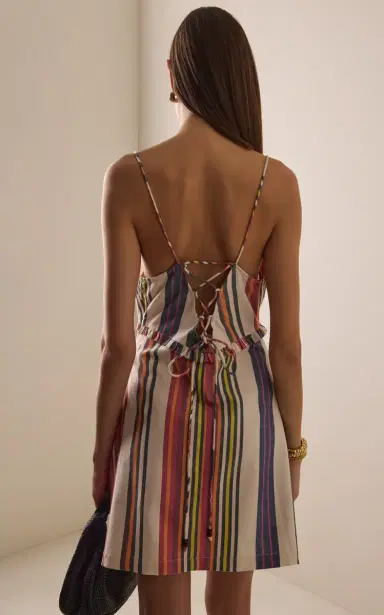 Ilio Nema Ina Striped Cotton Mini Dress | Thumbnail 4 Ilio Nema Ina Striped Cotton Mini Dress | Thumbnail 4