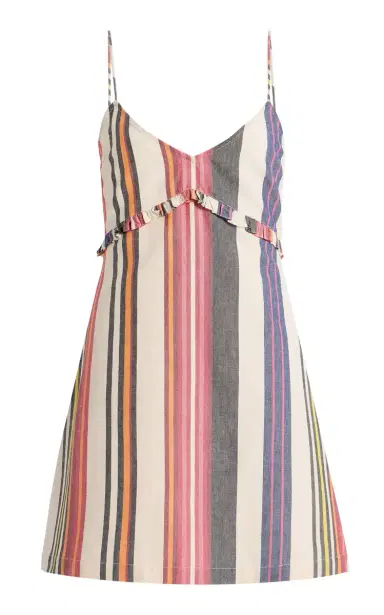 Ilio Nema Ina Striped Cotton Mini Dress | Thumbnail 1 Ilio Nema Ina Striped Cotton Mini Dress | Thumbnail 1