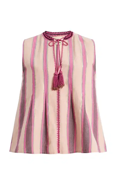 Ilio Nema Tzimi Striped Cotton Top | Thumbnail 6
