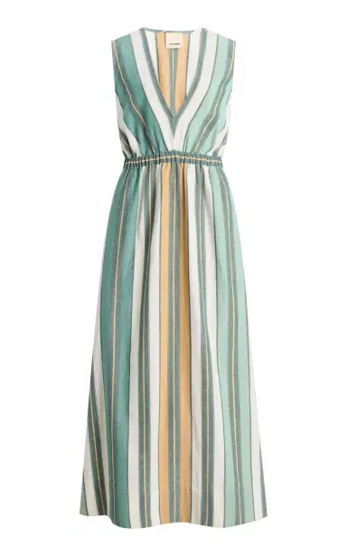 Ilio Nema Eirene Striped Cotton-Blend Maxi Dress | Thumbnail 6 Ilio Nema Eirene Striped Cotton-Blend Maxi Dress | Thumbnail 6