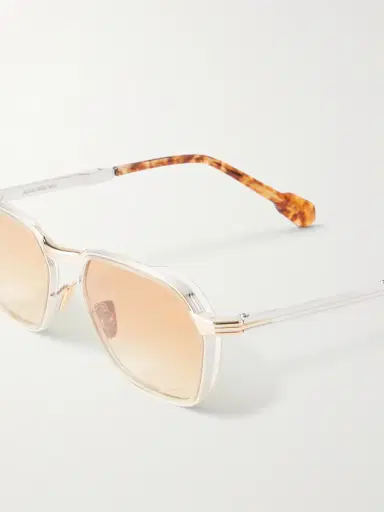 Jacques Marie Mage Beckett D-Frame Titanium and Acetate Sunglasses - Men | Thumbnail 3