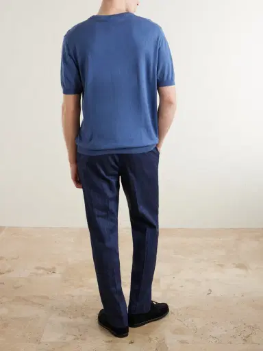 J. Mueser Knitted Cotton T-Shirt - Men | Thumbnail 4