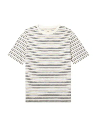 Folk Striped Organic Cotton-Jersey T-Shirt - Men | Thumbnail 1