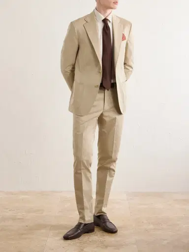 De Petrillo Cotton Suit Jacket - Men | Thumbnail 4 De Petrillo Cotton Suit Jacket - Men | Thumbnail 4