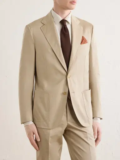 De Petrillo Cotton Suit Jacket - Men | Thumbnail 5 De Petrillo Cotton Suit Jacket - Men | Thumbnail 5