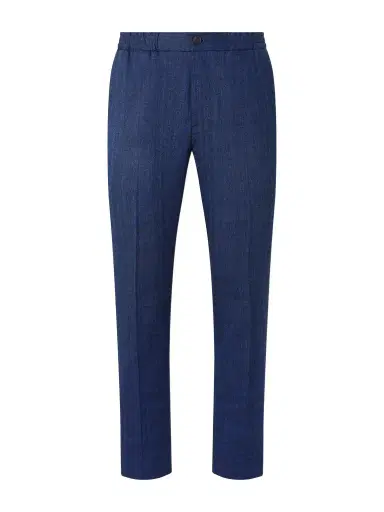 MR P. James Tapered Herringbone Linen-Blend Suit Trousers - Men | Thumbnail 1 MR P. James Tapered Herringbone Linen-Blend Suit Trousers - Men | Thumbnail 1