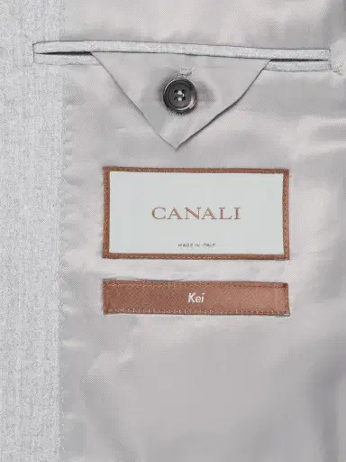 Canali Kei Wool Suit Jacket - Men | Thumbnail 3