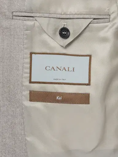 Canali Kei Wool Suit Jacket - Men | Thumbnail 3