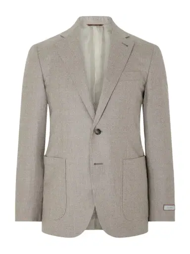 Canali Kei Wool Suit Jacket - Men | Thumbnail 1