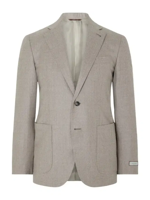 Canali Kei Wool Suit Jacket - Men