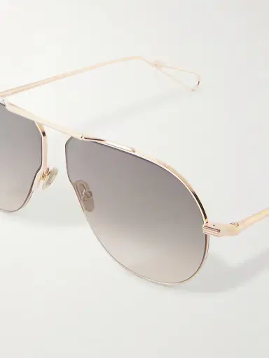 AHLEM Laplace Aviator-Style Gold-Tone Sunglasses - Men | Thumbnail 3 AHLEM Laplace Aviator-Style Gold-Tone Sunglasses - Men | Thumbnail 3