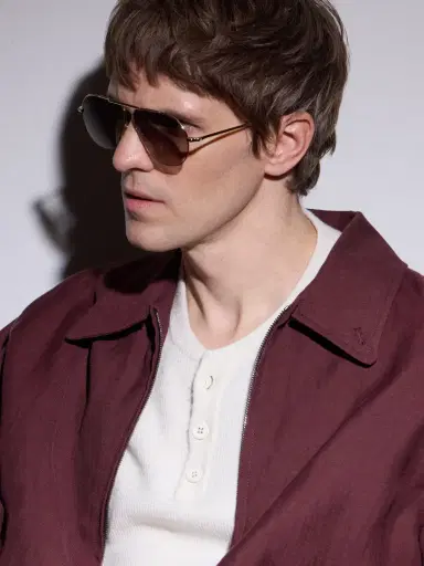 AHLEM Laplace Aviator-Style Gold-Tone Sunglasses - Men | Thumbnail 5 AHLEM Laplace Aviator-Style Gold-Tone Sunglasses - Men | Thumbnail 5