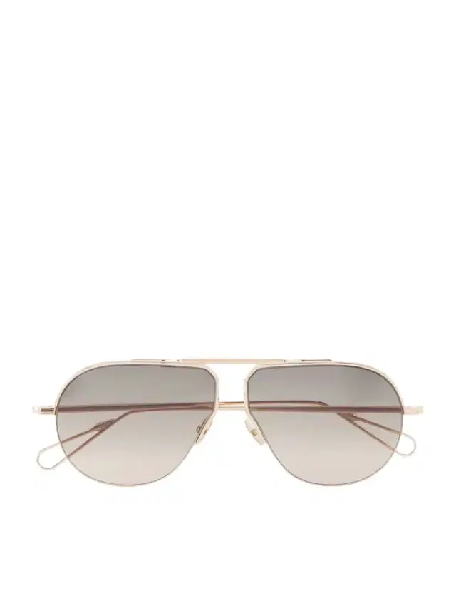 Laplace Aviator-Style Gold-Tone Sunglasses - Men