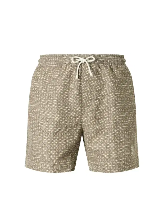 Brunello Cucinelli Straight-Leg Mid-Length Printed Shell Swim Shorts - Men