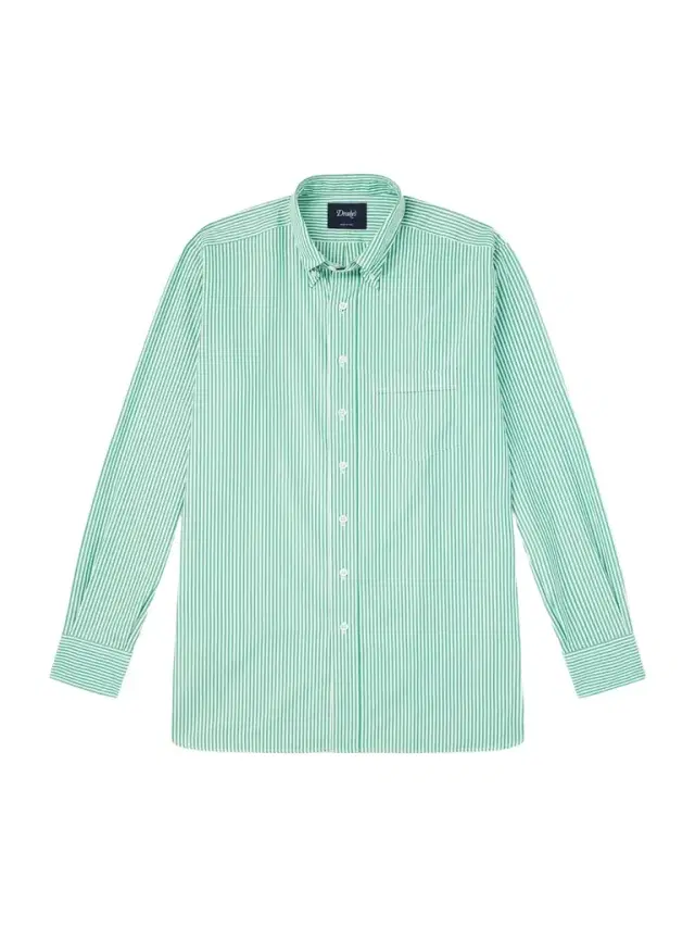 Drake's Button-Down Collar Striped Cotton-Poplin Shirt - Men