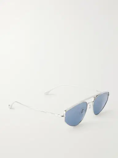 Oliver Peoples Jil Sander Aviator-Style Silver-Tone Sunglasses - Men | Thumbnail 4 Oliver Peoples Jil Sander Aviator-Style Silver-Tone Sunglasses - Men | Thumbnail 4