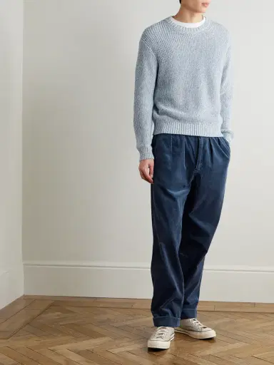 Folk Chain Cotton Sweater - Men | Thumbnail 2 Folk Chain Cotton Sweater - Men | Thumbnail 2