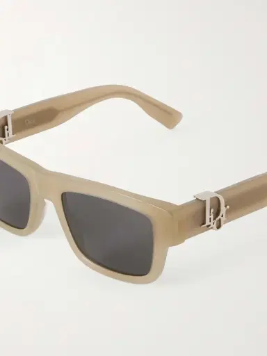 DIOR Eyewear Dior Oblique S3I Rectangular-Frame Acetate Sunglasses - Men | Thumbnail 3