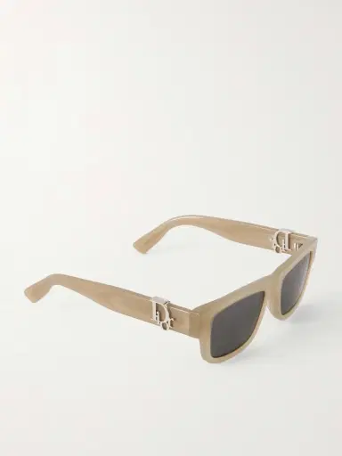 DIOR Eyewear Dior Oblique S3I Rectangular-Frame Acetate Sunglasses - Men | Thumbnail 4