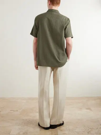 MR P. Camp-Collar Embroidered Cotton Shirt - Men | Thumbnail 4 MR P. Camp-Collar Embroidered Cotton Shirt - Men | Thumbnail 4