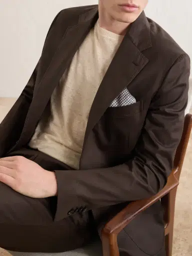 De Petrillo Cotton Suit Jacket - Men | Thumbnail 7 De Petrillo Cotton Suit Jacket - Men | Thumbnail 7