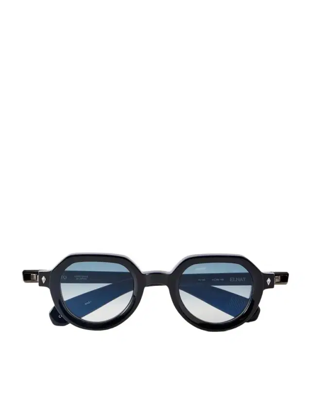 Elnat Round-Frame Acetate Sunglasses - Men