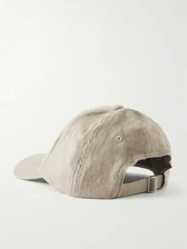 Frescobol Carioca Fernando Linen Baseball Cap - Men | Thumbnail 4