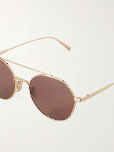 DIOR Eyewear DiorBlackSuit R6U Aviator-Style Gold-Tone Sunglasses - Men | Thumbnail 3 DIOR Eyewear DiorBlackSuit R6U Aviator-Style Gold-Tone Sunglasses - Men | Thumbnail 3