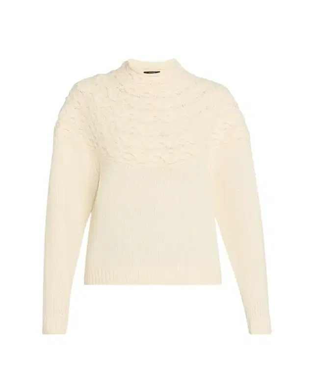 Theory Cashmere-Blend Cable-Knit Sweater