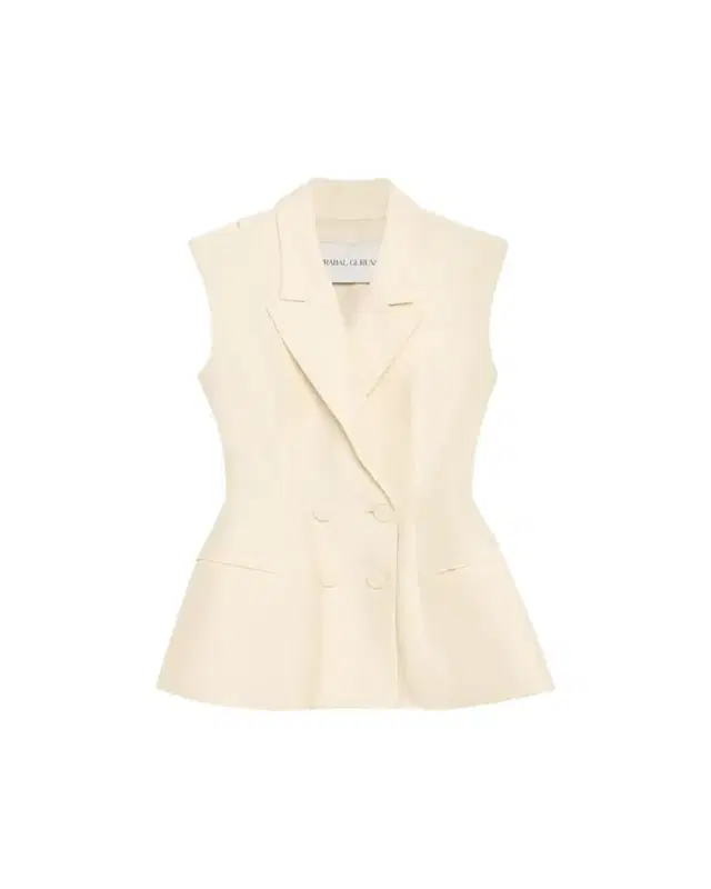 Sculpted Double-Breasted Vest