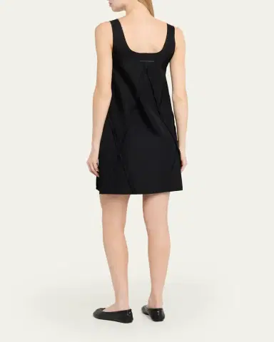 Maison Margiela Seamed Sleeveless V-Neck Mini Dress | Thumbnail 3 Maison Margiela Seamed Sleeveless V-Neck Mini Dress | Thumbnail 3