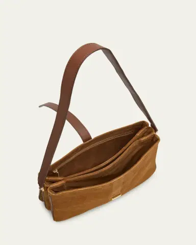 Nili Lotan Jane Suede Shoulder Bag | Thumbnail 4