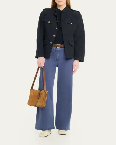 Nili Lotan Jane Suede Shoulder Bag | Thumbnail 5