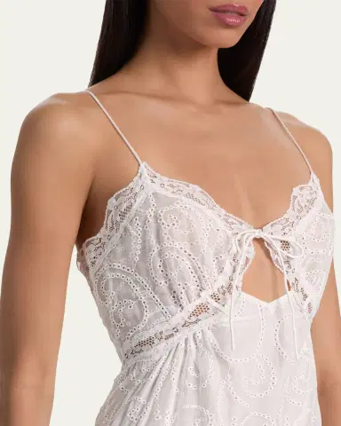 Alice + Olivia Nicky Lace Tiered Maxi Dress | Thumbnail 5 Alice + Olivia Nicky Lace Tiered Maxi Dress | Thumbnail 5