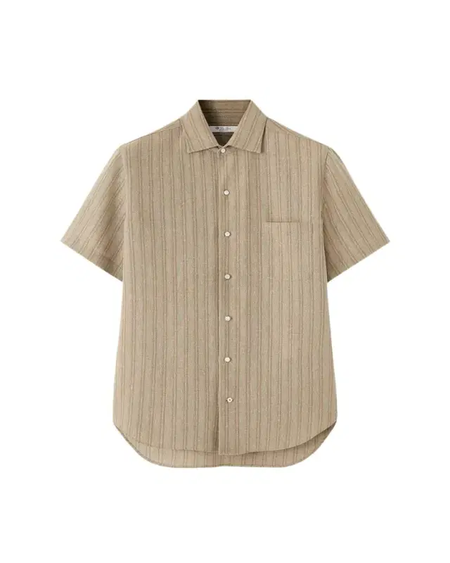 Men's Andre Linen Stripe Short-Sleeve Shirt