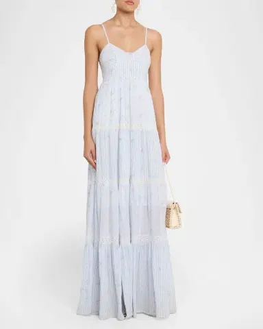 LoveShackFancy Story Floral Cotton Maxi Dress | Thumbnail 3 LoveShackFancy Story Floral Cotton Maxi Dress | Thumbnail 3