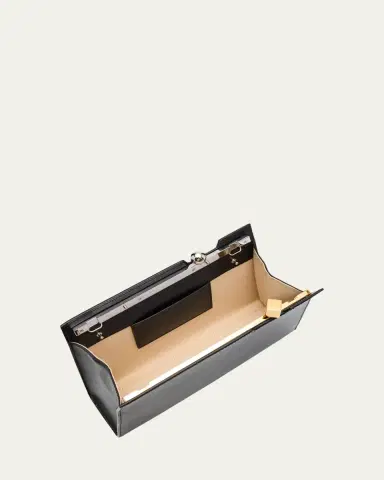 Jacquemus Le Salon Rond Carre Leather Clutch Bag | Thumbnail 4